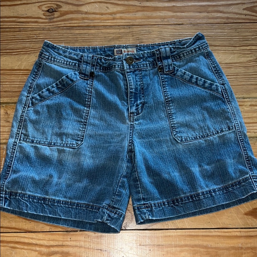 Faded Glory Blue Jean Shorts Casual Summer Style
